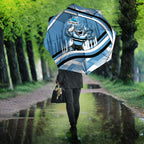 Cronulla Sharks Rugby Mascot Umbrella Fierce Athlete Graphic in Sports Style
