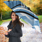 Cronulla Sharks Rugby Mascot Umbrella Fierce Athlete Graphic in Sports Style
