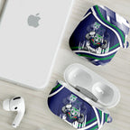 New Zealand Warriors Rugby Mascot AirPods Case Fierce Athlete Graphic in Sports Style