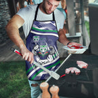 New Zealand Warriors Rugby Mascot Apron Fierce Athlete Graphic in Sports Style