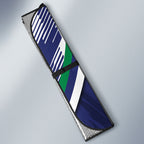 New Zealand Warriors Rugby Mascot Auto Sun Shade Fierce Athlete Graphic in Sports Style