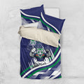 New Zealand Warriors Rugby Mascot Bedding Set Fierce Athlete Graphic in Sports Style