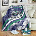 New Zealand Warriors Rugby Mascot Blanket Fierce Athlete Graphic in Sports Style