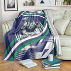 New Zealand Warriors Rugby Mascot Blanket Fierce Athlete Graphic in Sports Style