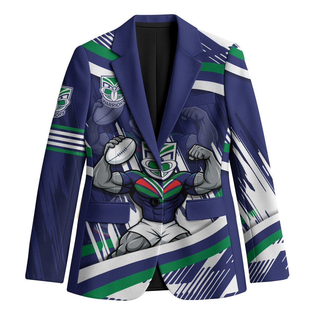 New Zealand Warriors Rugby Mascot Blazer Fierce Athlete Graphic in Sports Style
