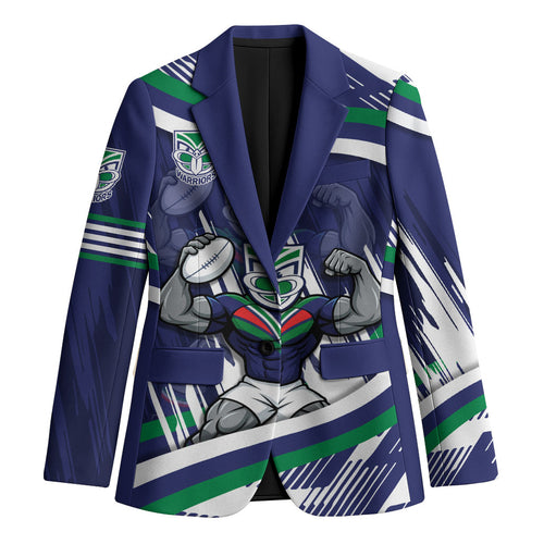 New Zealand Warriors Rugby Mascot Blazer Fierce Athlete Graphic in Sports Style