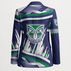 New Zealand Warriors Rugby Mascot Blazer Fierce Athlete Graphic in Sports Style