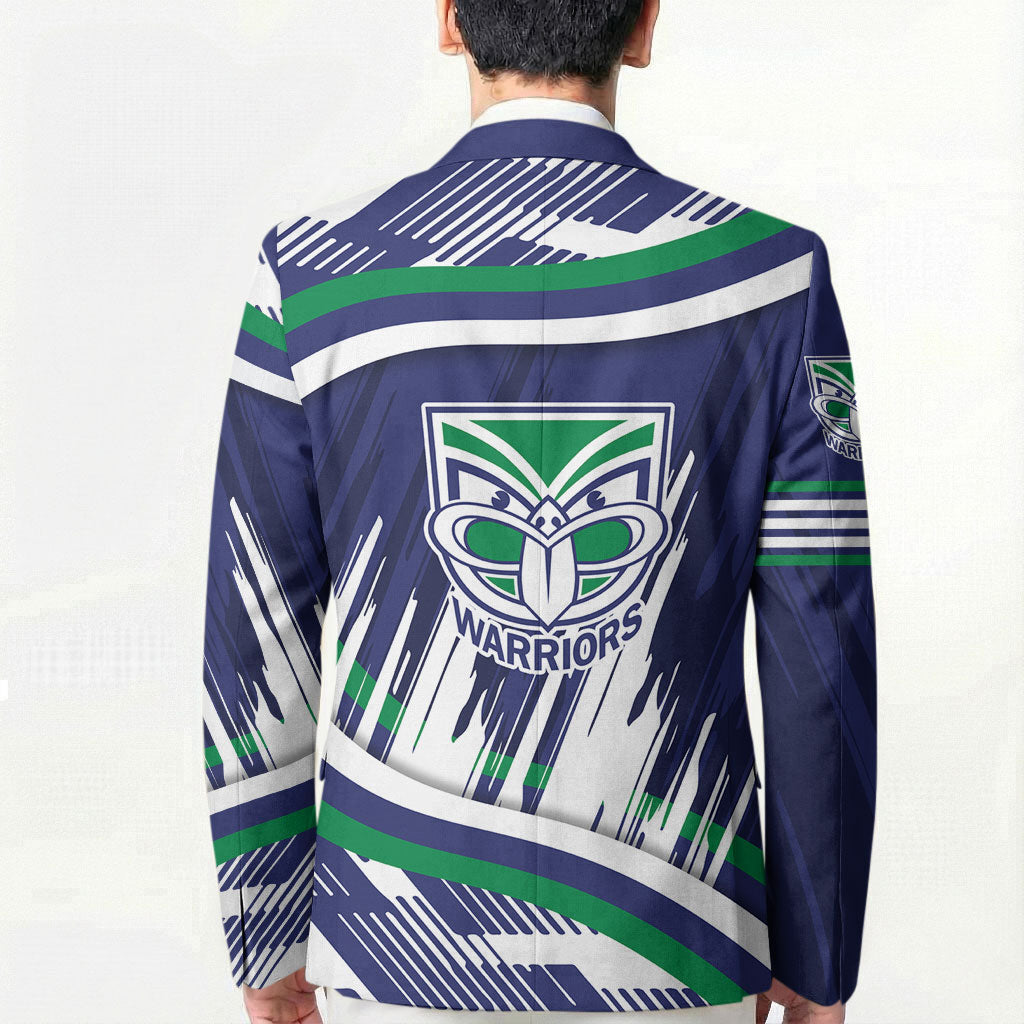 New Zealand Warriors Rugby Mascot Blazer Fierce Athlete Graphic in Sports Style