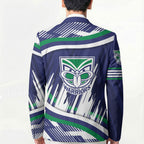 New Zealand Warriors Rugby Mascot Blazer Fierce Athlete Graphic in Sports Style