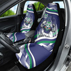 New Zealand Warriors Rugby Mascot Car Seat Cover Fierce Athlete Graphic in Sports Style