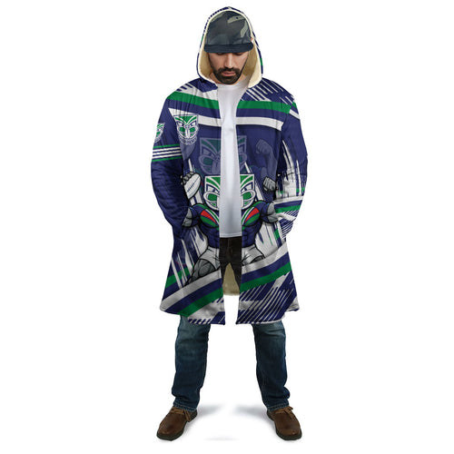 New Zealand Warriors Rugby Mascot Cloak Fierce Athlete Graphic in Sports Style