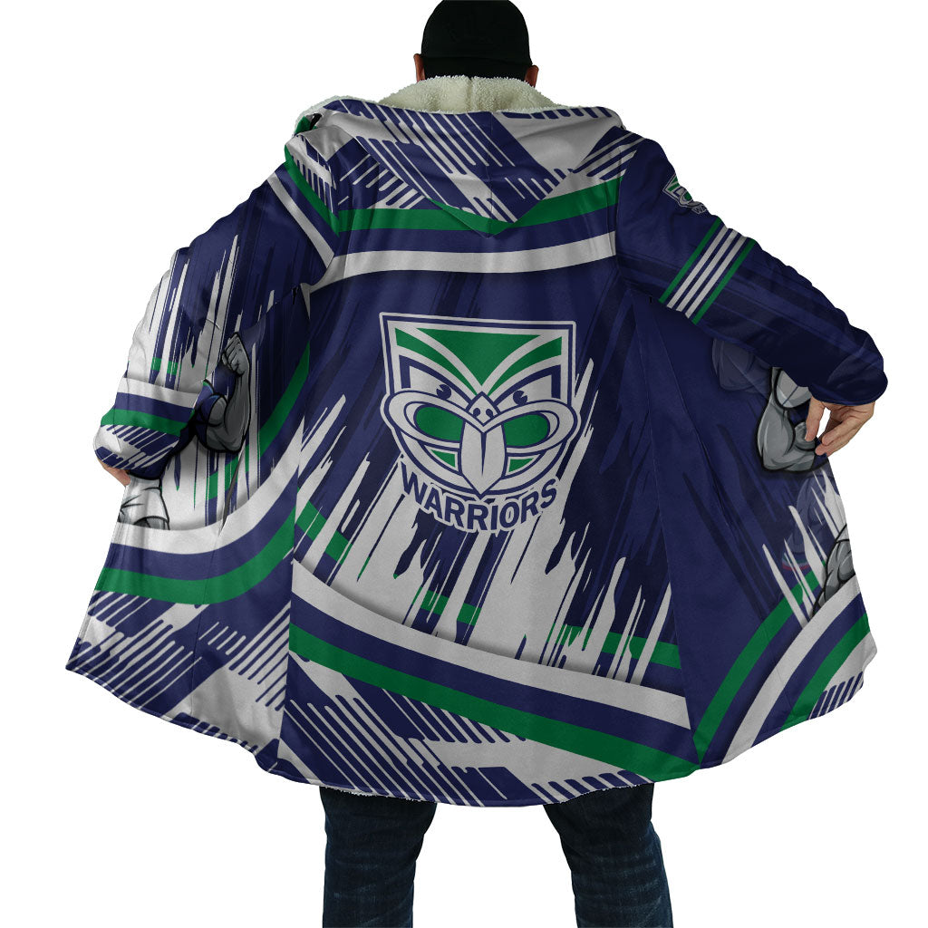New Zealand Warriors Rugby Mascot Cloak Fierce Athlete Graphic in Sports Style