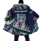 New Zealand Warriors Rugby Mascot Cloak Fierce Athlete Graphic in Sports Style