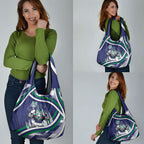 New Zealand Warriors Rugby Mascot Grocery Bag Fierce Athlete Graphic in Sports Style