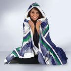 New Zealand Warriors Rugby Mascot Hooded Blanket Fierce Athlete Graphic in Sports Style