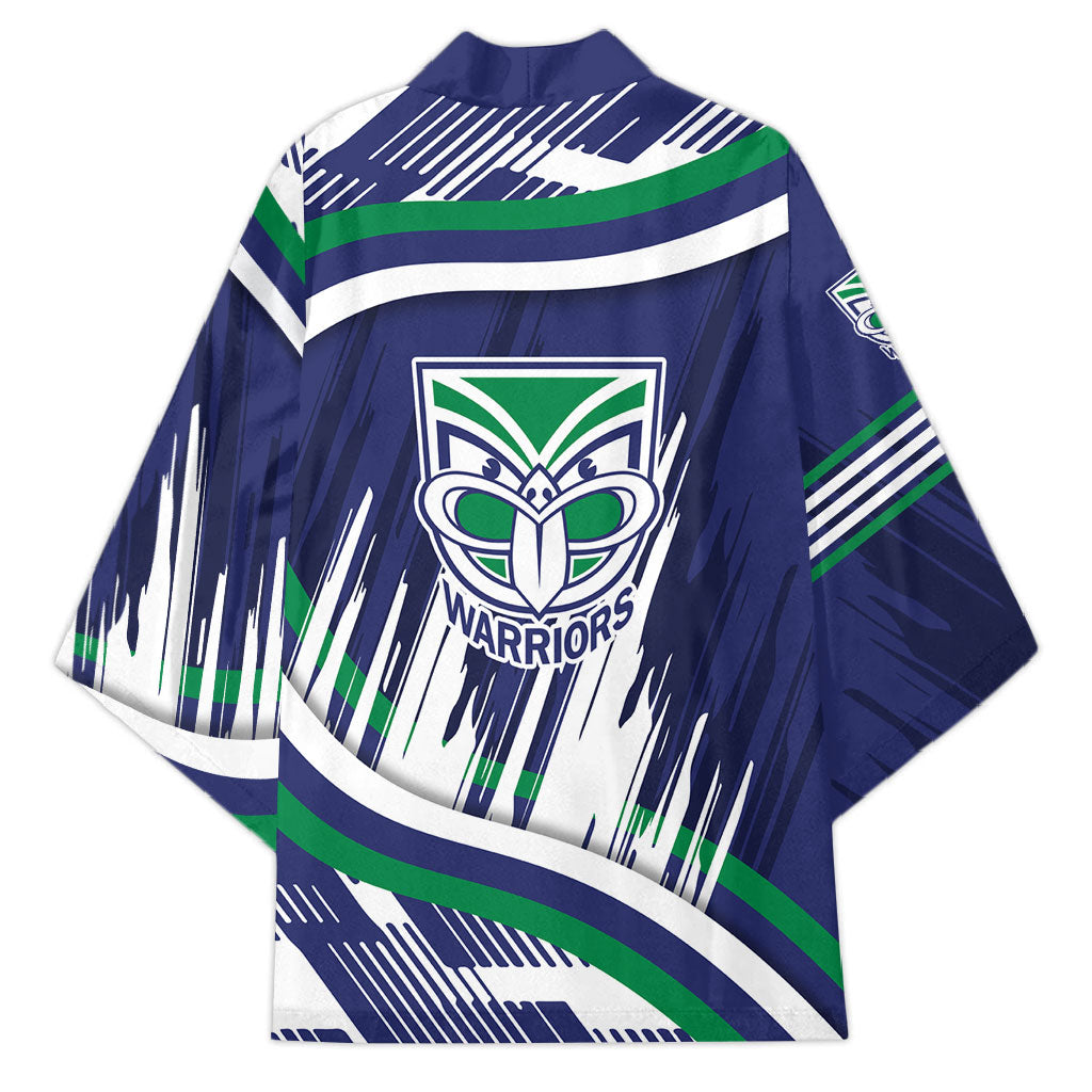 New Zealand Warriors Rugby Mascot Kimono Fierce Athlete Graphic in Sports Style
