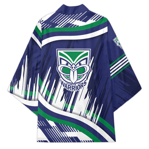 New Zealand Warriors Rugby Mascot Kimono Fierce Athlete Graphic in Sports Style