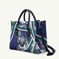 New Zealand Warriors Rugby Mascot Leather Bag Fierce Athlete Graphic in Sports Style