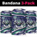 New Zealand Warriors Rugby Mascot Neck Gaiter Fierce Athlete Graphic in Sports Style