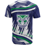New Zealand Warriors Rugby Mascot T Shirt Fierce Athlete Graphic in Sports Style