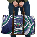 New Zealand Warriors Rugby Mascot Travel Bag Fierce Athlete Graphic in Sports Style