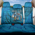 Personalised Cronulla-Sutherland Sharks Back Car Seat Cover Polynesian Tribal Art Style With Hammerhead Mascot