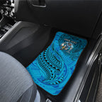 Personalised Cronulla-Sutherland Sharks Car Mats Polynesian Tribal Art Style With Hammerhead Mascot