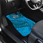 Personalised Cronulla-Sutherland Sharks Car Mats Polynesian Tribal Art Style With Hammerhead Mascot