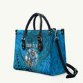 Personalised Cronulla-Sutherland Sharks Leather Bag Polynesian Tribal Art Style With Hammerhead Mascot