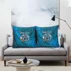 Personalised Cronulla-Sutherland Sharks Pillow Cover Polynesian Tribal Art Style With Hammerhead Mascot