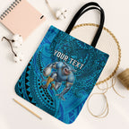 Personalised Cronulla-Sutherland Sharks Tote Bag Polynesian Tribal Art Style With Hammerhead Mascot