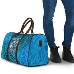 Personalised Cronulla-Sutherland Sharks Travel Bag Polynesian Tribal Art Style With Hammerhead Mascot