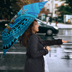 Personalised Cronulla-Sutherland Sharks Umbrella Polynesian Tribal Art Style With Hammerhead Mascot