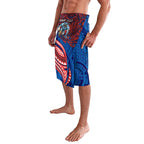 Personalised Newcastle Knights Lavalava Polynesian Tribal Art Style With Armored Knight Mascot