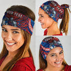 Personalised Newcastle Knights Neck Gaiter Polynesian Tribal Art Style With Armored Knight Mascot