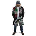 Personalised South Sydney Rabbitohs Cloak Polynesian Tribal Art Style With Powerful Rabbit Mascot