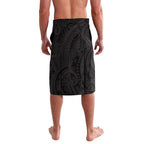 Personalised South Sydney Rabbitohs Lavalava Polynesian Tribal Art Style With Powerful Rabbit Mascot