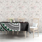 Personalised South Sydney Rabbitohs Tablecloth Polynesian Tribal Art Style With Powerful Rabbit Mascot