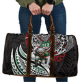 Personalised South Sydney Rabbitohs Travel Bag Polynesian Tribal Art Style With Powerful Rabbit Mascot
