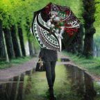 Personalised South Sydney Rabbitohs Umbrella Polynesian Tribal Art Style With Powerful Rabbit Mascot