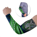 Personalised Canberra Raiders Arm Sleeves Polynesian Tribal Art Style With Viking Raider Mascot