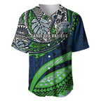 Personalised Canberra Raiders Baseball Jersey Polynesian Tribal Art Style With Viking Raider Mascot