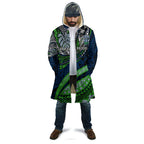 Personalised Canberra Raiders Cloak Polynesian Tribal Art Style With Viking Raider Mascot