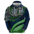 Personalised Canberra Raiders Hoodie Polynesian Tribal Art Style With Viking Raider Mascot