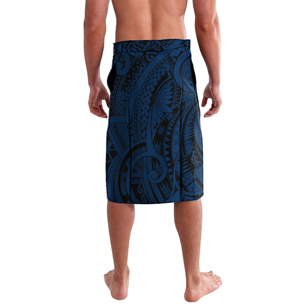 Personalised Canberra Raiders Lavalava Polynesian Tribal Art Style With Viking Raider Mascot