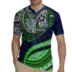 Personalised Canberra Raiders Rugby Jersey Polynesian Tribal Art Style With Viking Raider Mascot