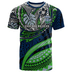 Personalised Canberra Raiders T Shirt Polynesian Tribal Art Style With Viking Raider Mascot