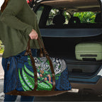 Personalised Canberra Raiders Travel Bag Polynesian Tribal Art Style With Viking Raider Mascot