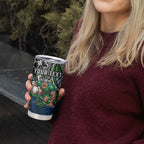 Personalised Canberra Raiders Tumbler Cup Polynesian Tribal Art Style With Viking Raider Mascot