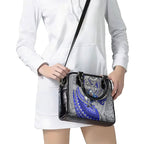 Personalised Canterbury-Bankstown Bulldogs Shoulder Handbag Polynesian Tribal Art Style With Powerful Bulldog Mascot
